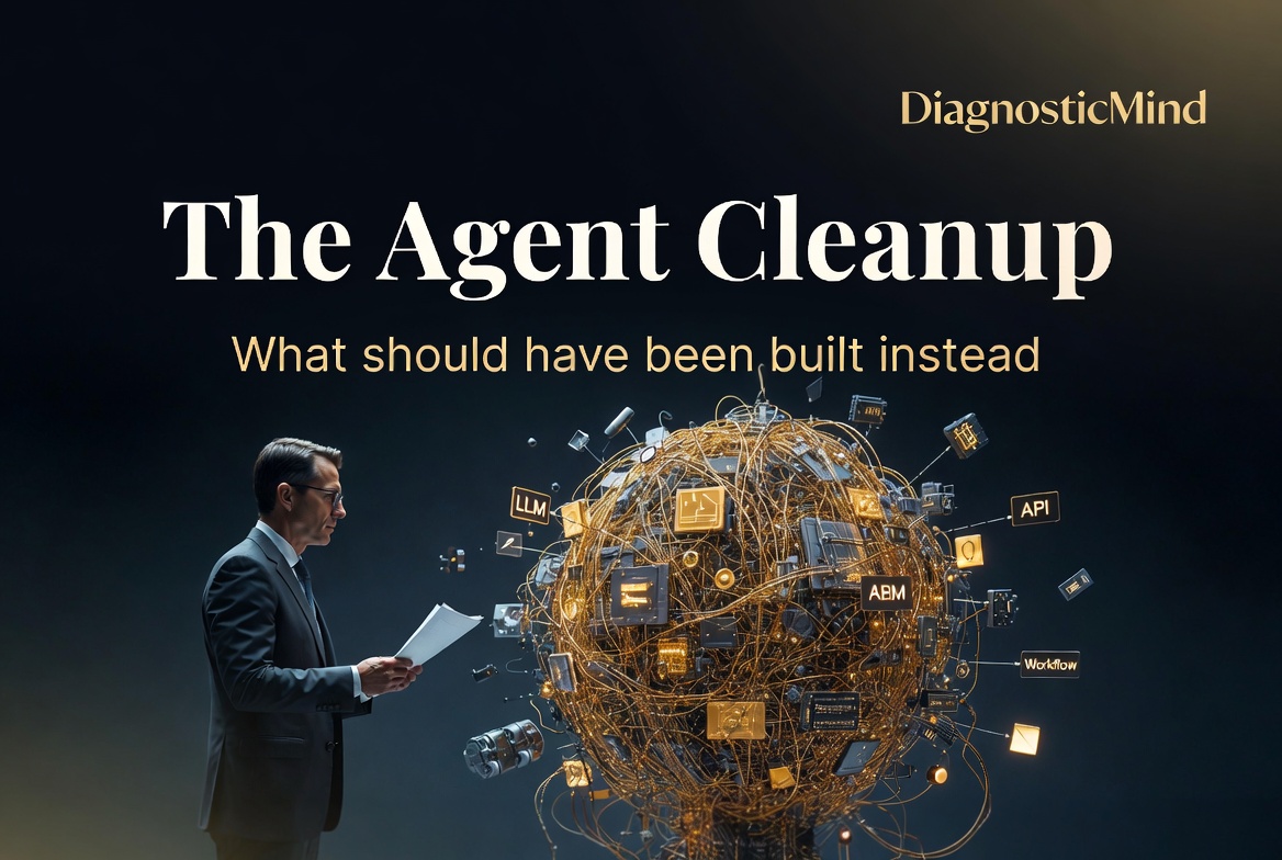 The Agent Cleanup: What Should Have Been Built Instead