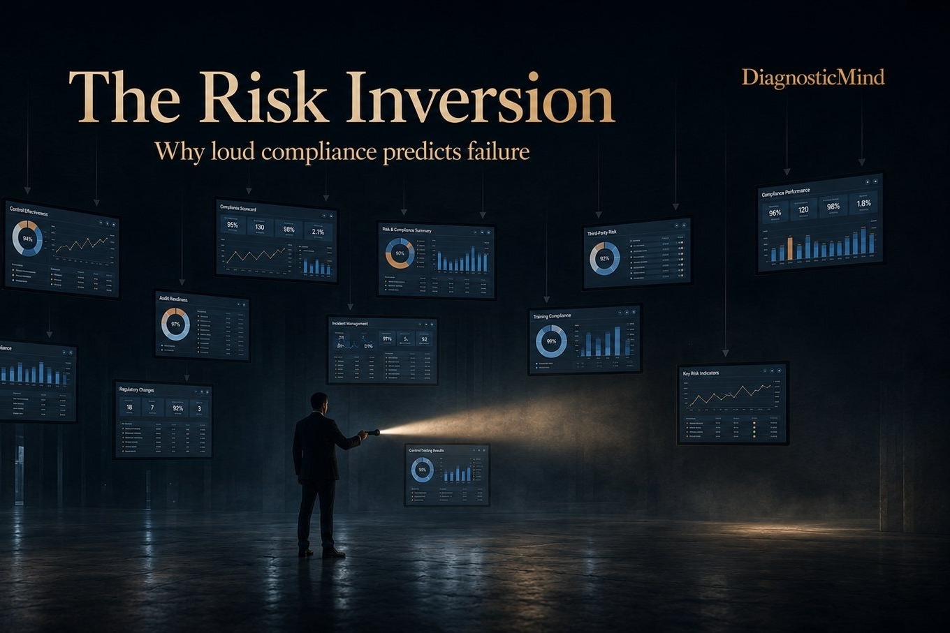 The Risk Inversion: Why Loud Compliance Predicts Failure